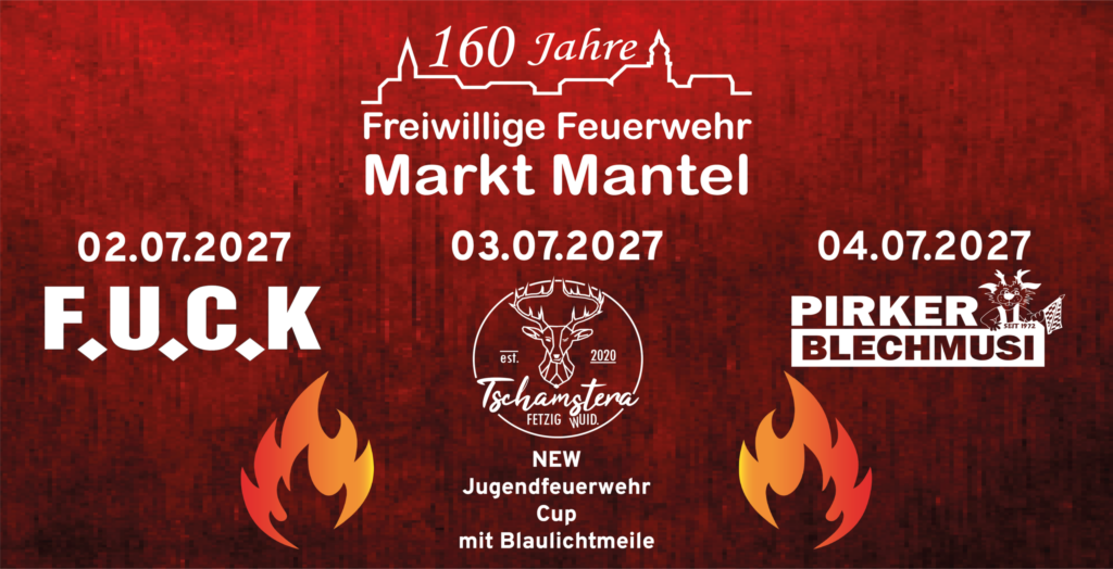 Flyer 160 Jahre FFW Mantel e.V.