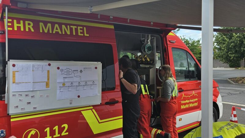 Aktivität der Freiwilligen Feuerwehr Markt Mantel