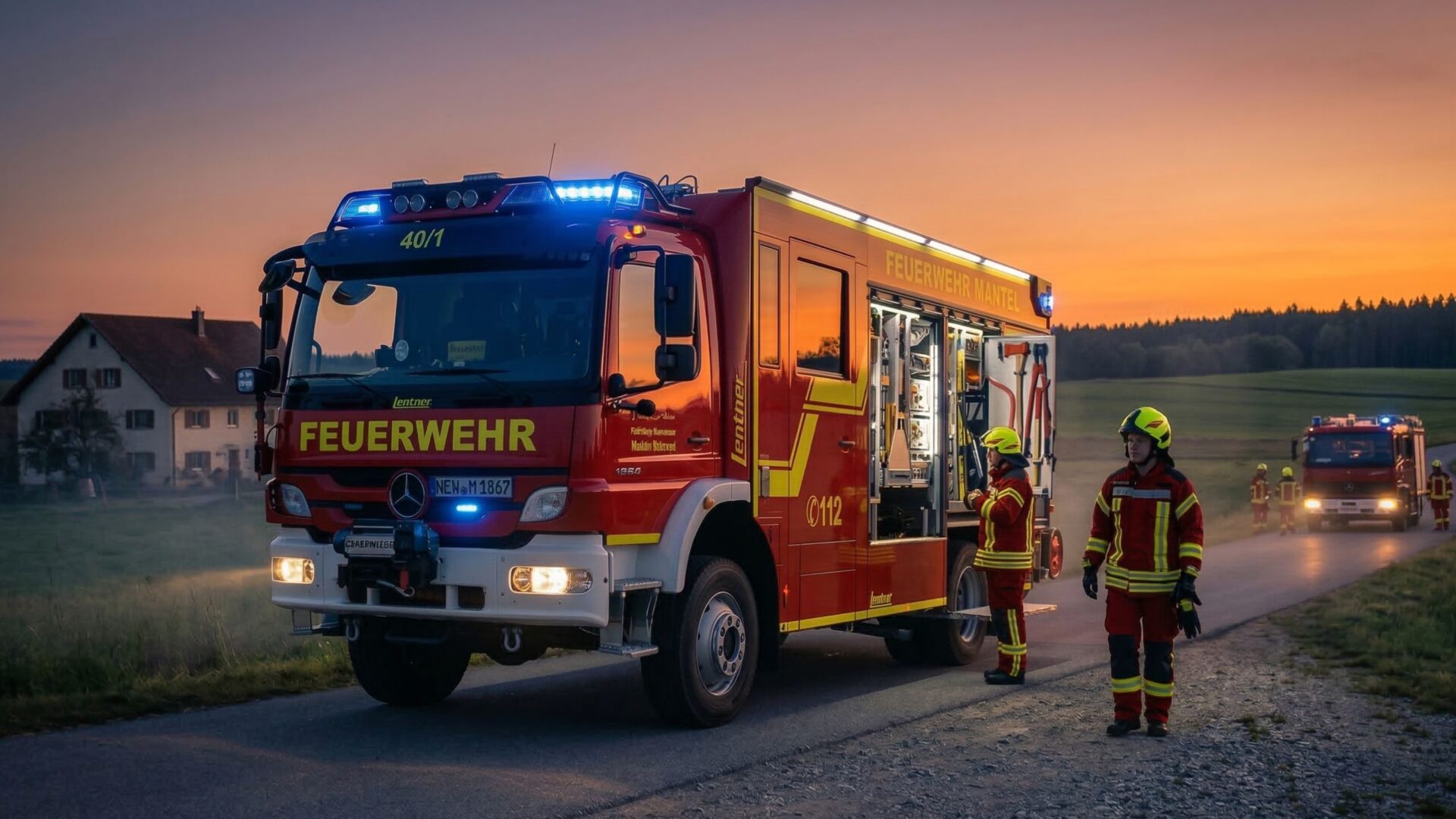 Symbolbild Feuerwehreinsatz der FFW Markt Mantel